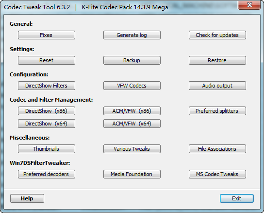 【K-Lite Mega Codec Pack (万能解码器)】K-L