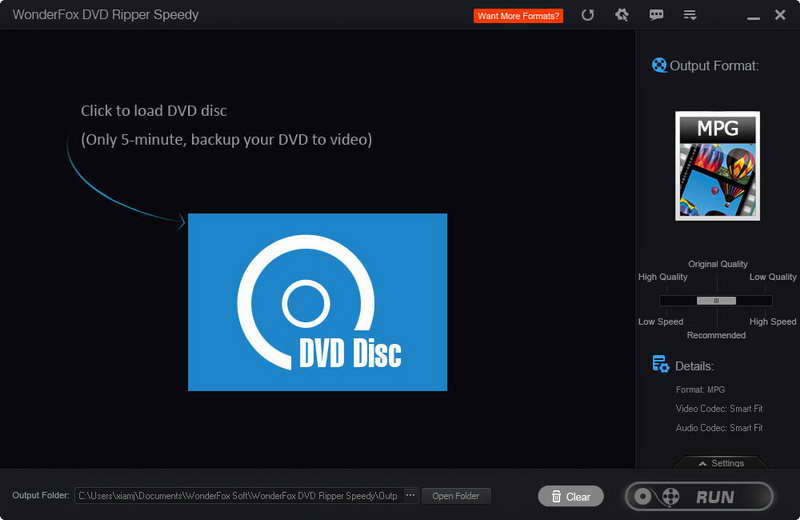 WonderFox Free DVD Ripper Speedy(DVD抓取转换）