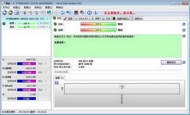 Hard Disk Sentinel(硬盘检测工具)
