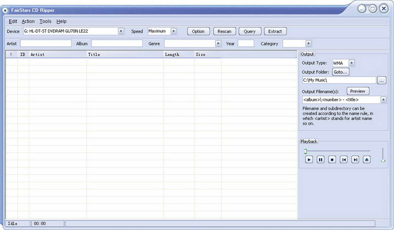 FairStars CD Ripper