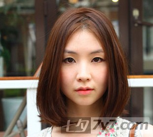 女生小圆脸<em>发型设计图片</em> 减肥只要一秒钟-圆脸