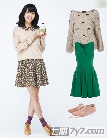 看2012韩国女明星的服饰 学习韩国春季服饰搭