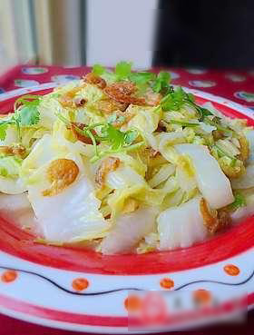 虾米炒大白菜