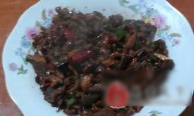 爆炒鸡胗