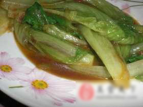西红柿炒生菜