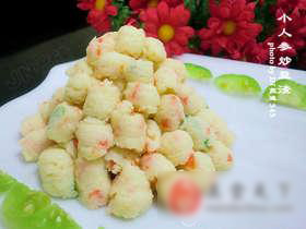 小人参炒豆渣