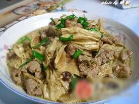 橄榄菜腐竹烧肉